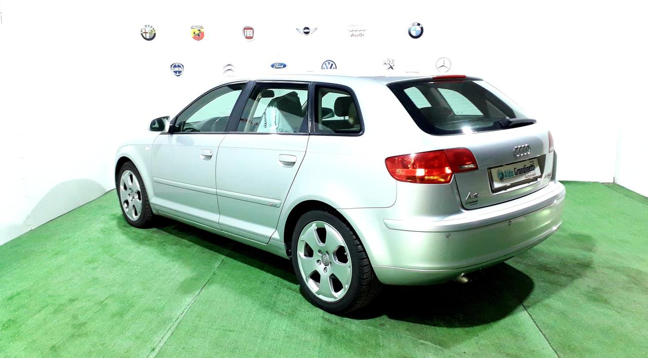 audi a3 2.0 140cv QUATTRO anno 2006