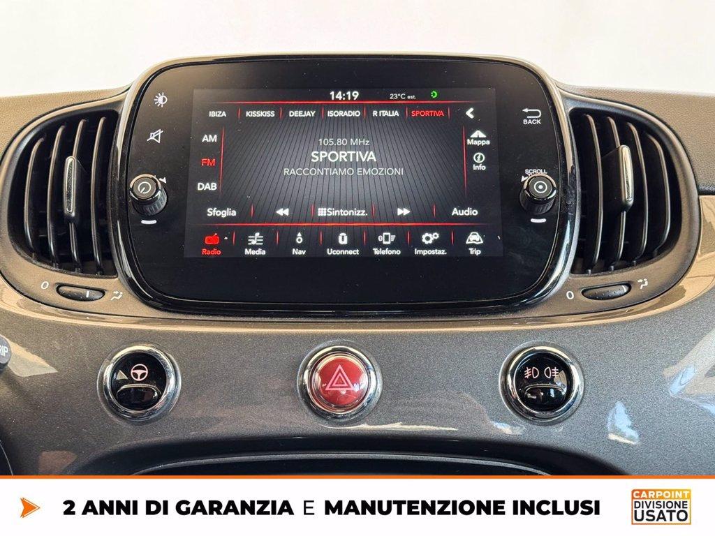 FIAT 500 1.2 lounge 69cv my20 del 2020