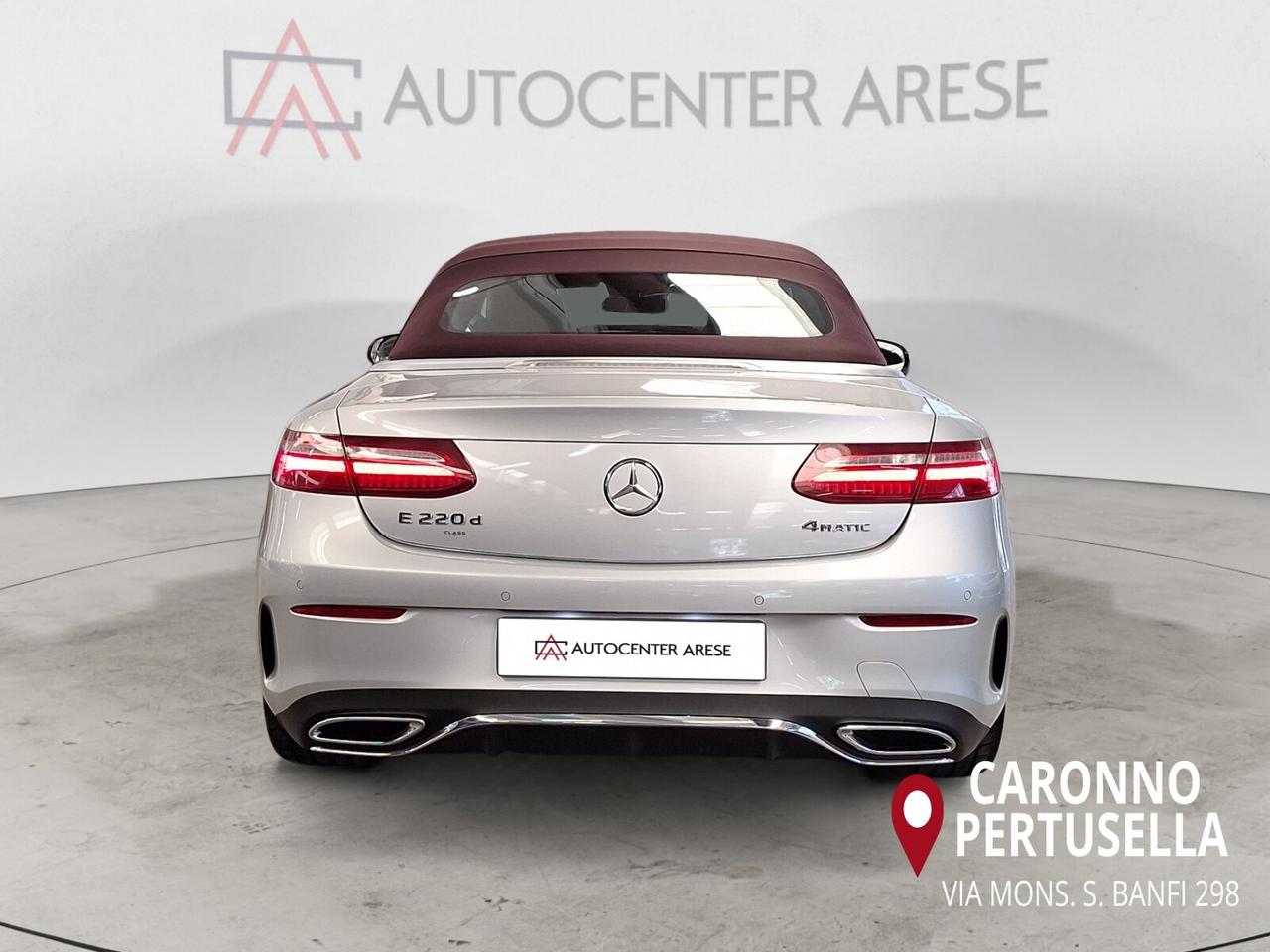 Mercedes E 220 Premium 4Matic 9G-Tronic Plus Cabrio