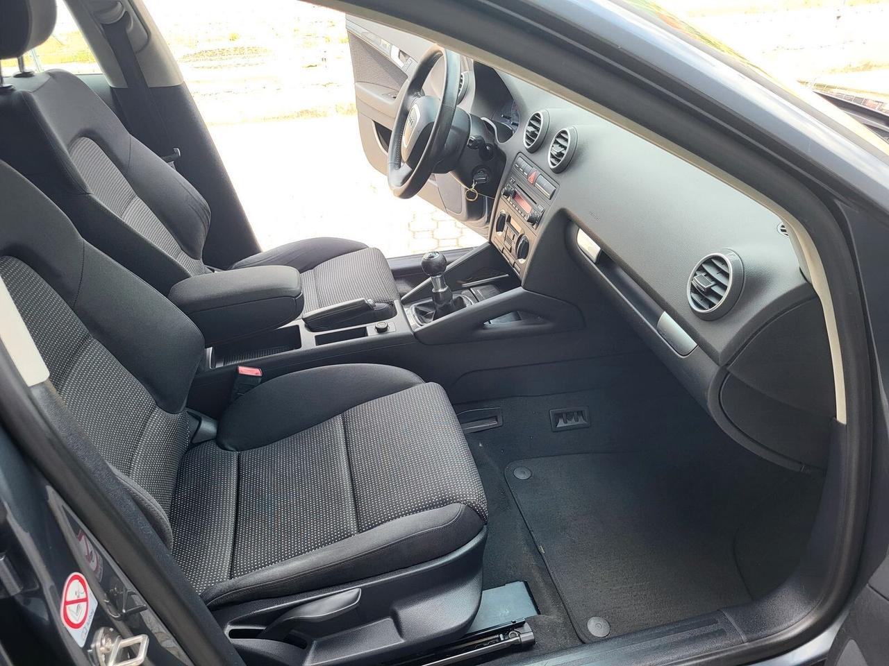 Audi A3 SPORTBACK SPB 2.0 TDI *** TENUTA BENE *** 5 PORTE