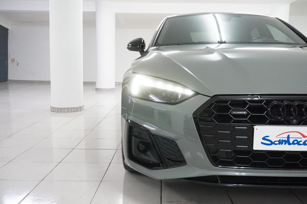 Audi A5 SPB 40 TDI quattro S tronic S line edition Identity Black