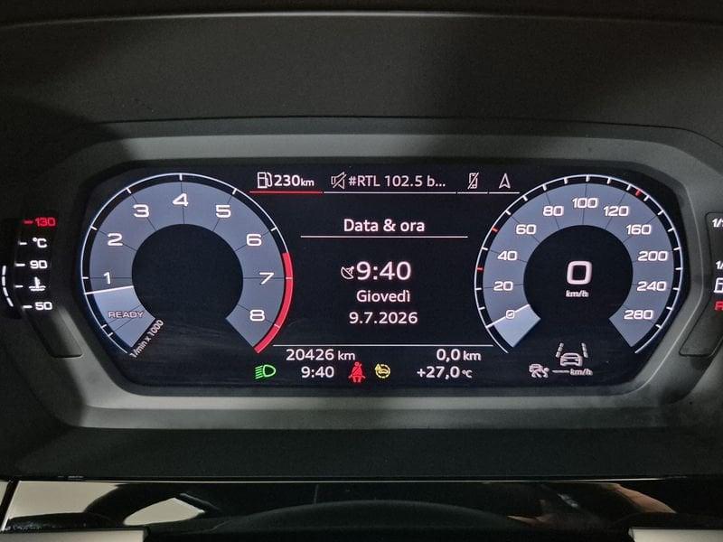 Audi A3 IV 2020 Sportback Benzina Sportback 35 1.5 tfsi S line edition