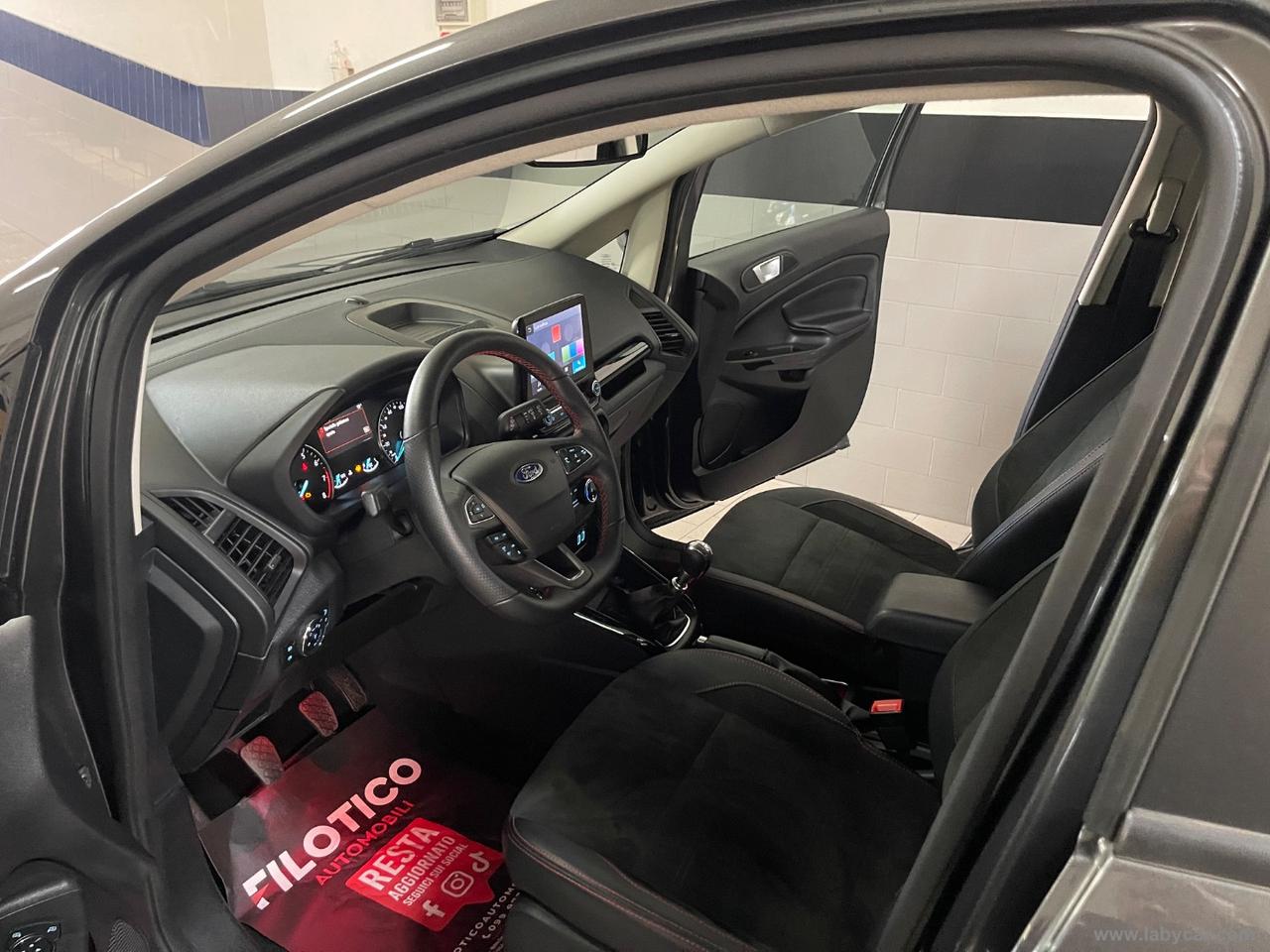 FORD EcoSport 1.0 EcoBoost 125 CV S&S ST-Line CARPLAY - PELLE ALCANTARA KM 54.613
