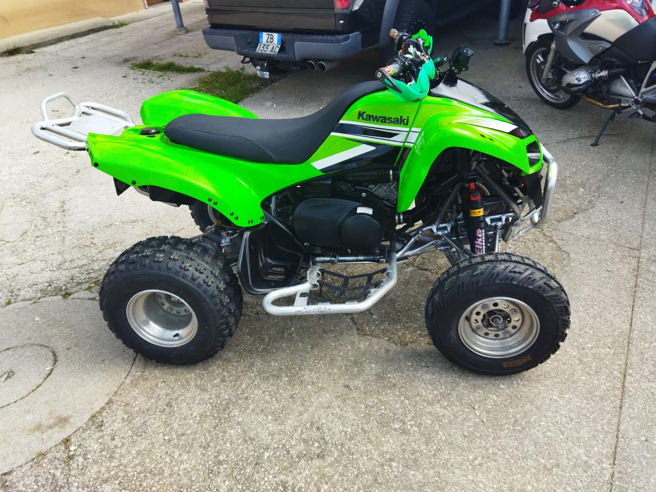 Kawasaki KFX 700 sospensioni ELKA a gas