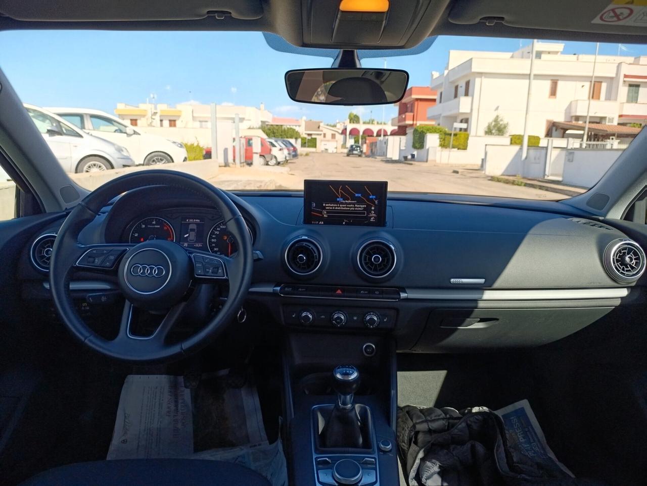 AUDI A3 1.6 TDI 116 CV Design KM 90.000 LED/NAV/SEDILI RISCALDATI