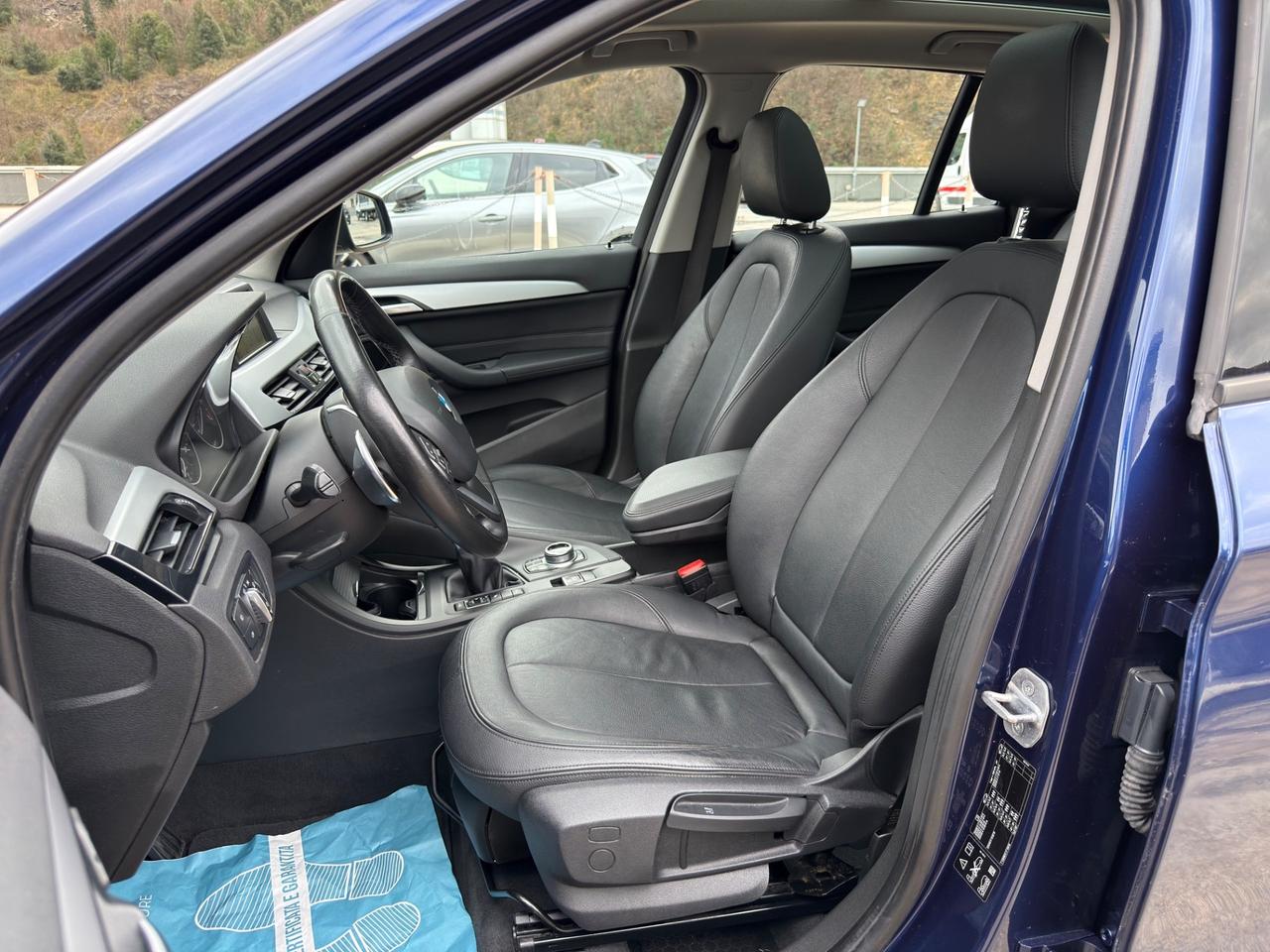 BMW X1 18d F48 XDRIVE AUTOMATICA - TETTO APRIBILE - PELLE - NAVIGATORE