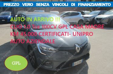 Renault Clio GPL 100CV*NO VINCOLI FINANZ*45000KM CERTIFIC AZIENDALE