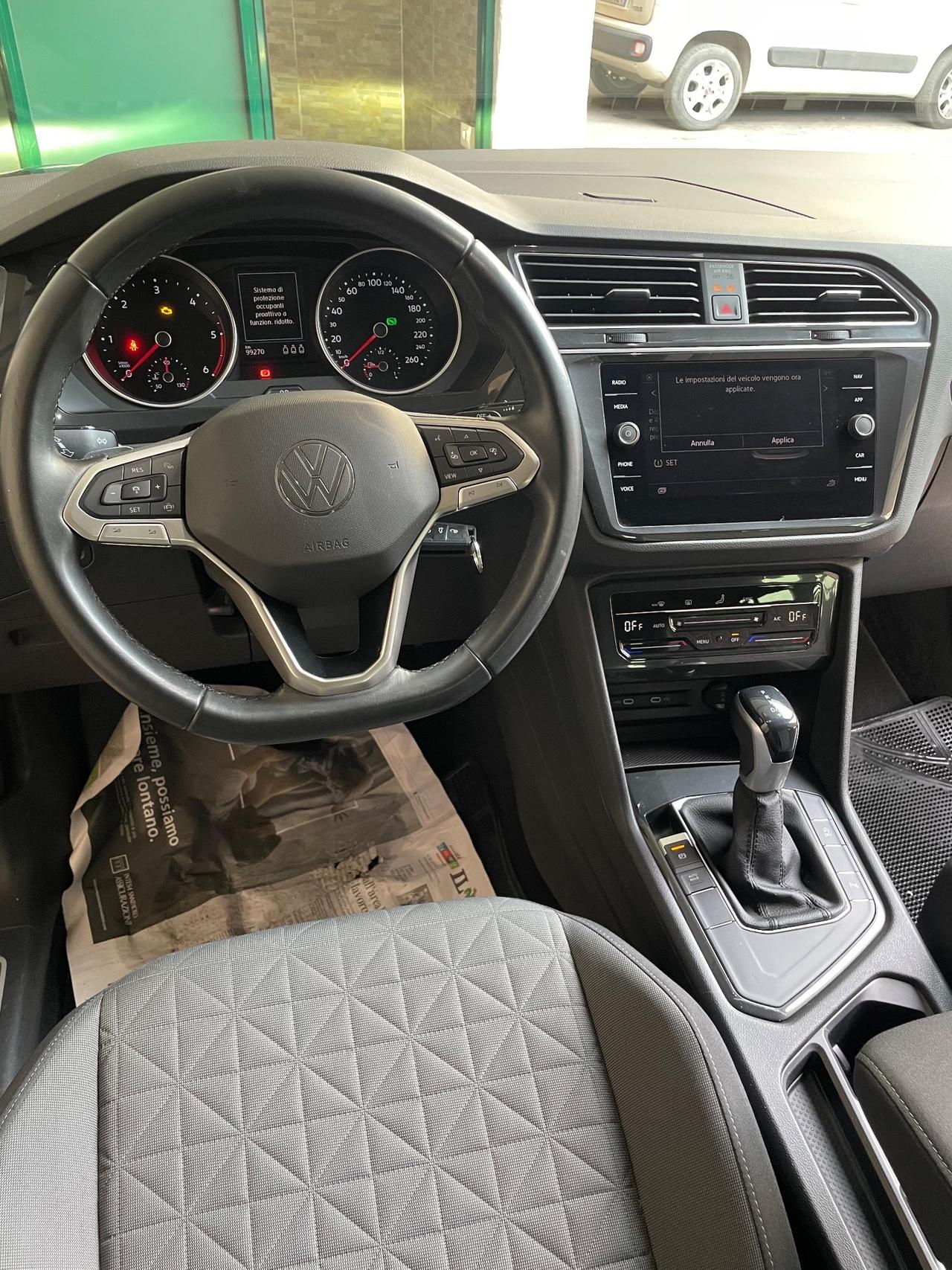 Volkswagen Tiguan 2.0 TDI 150 CV 2021