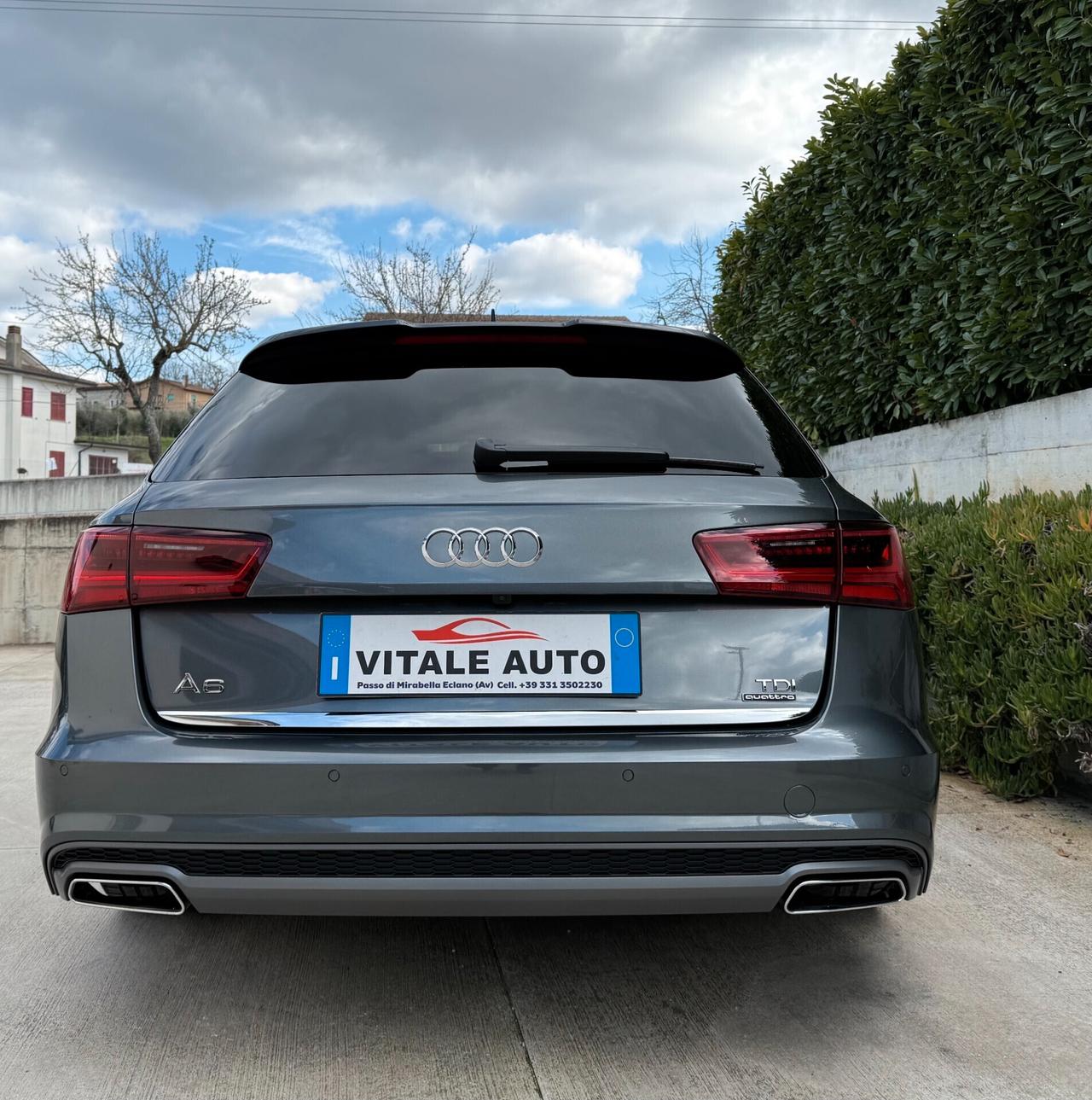 AUDI A6 AVANT 2.0 TDI 190CV S-line Plus Quattro Ultra S Tronic (Euro 6B)