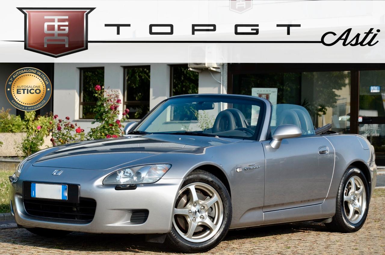 HONDA S 2000 2.0 ROADSTER 240cv V-TEC, SERVICE BOOK, UFF ITALIANA, TARGHE ORIGINALI, PERMUTE