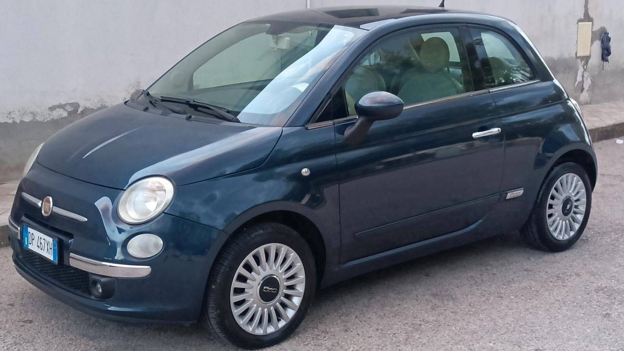 Fiat 500 1.3 diesel Lounge, PELLE, TETTO PANORAMICO