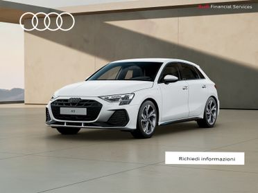 Audi A3 sportback 1.5 tfsi mhev s line edition 116cv s-tronic