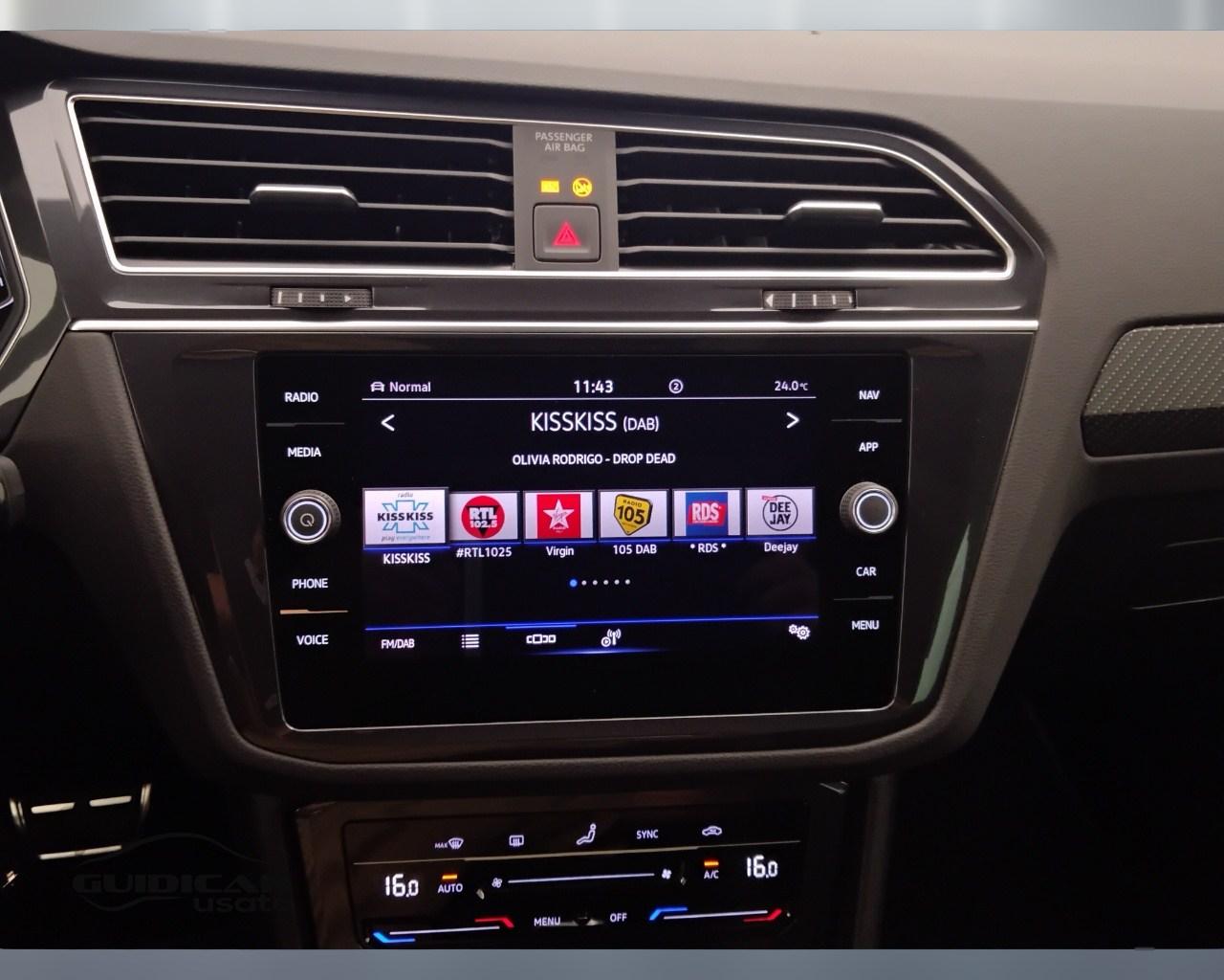 VOLKSWAGEN Tiguan II 2021 - Tiguan 2.0 tdi R-Line 4motion 150cv dsg