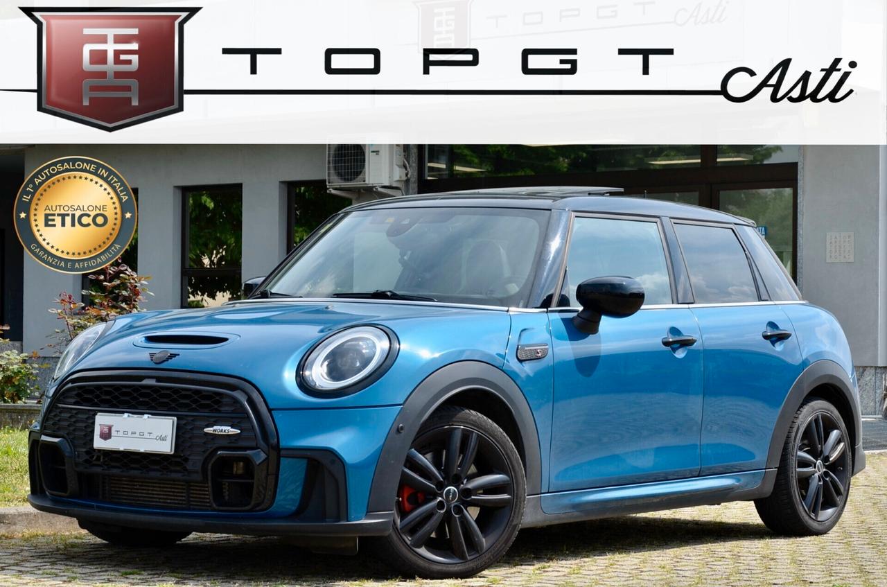 MINI COOPER S 5p 2.0 JCW 178cv AUTO, UNICOPROPRIETARIO, EURO 6D, UFF ITALIANA, TETTO, FARI LED, RETROCAMERA, HEAD-UP DISPLAY, PERMUTE