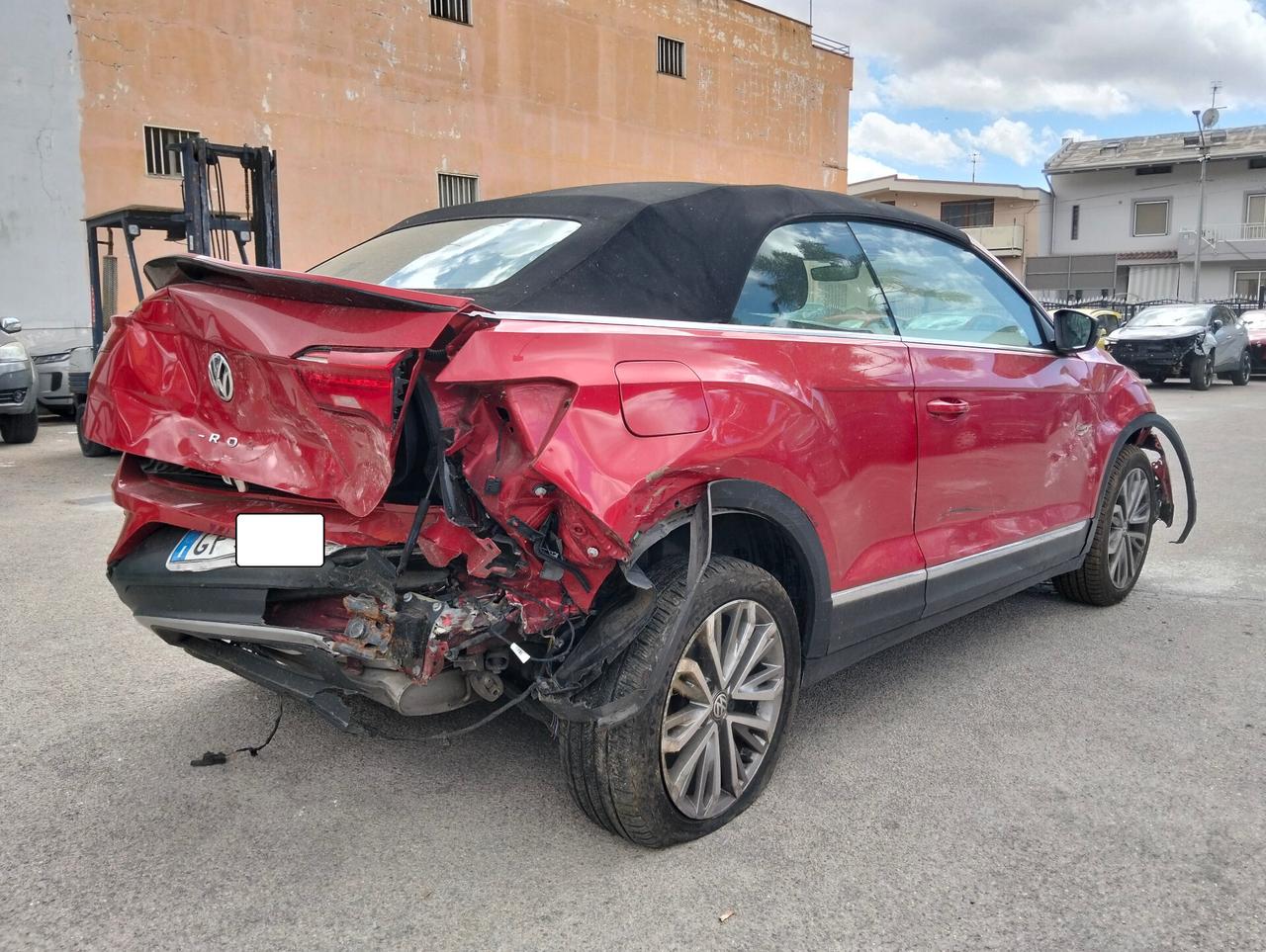 VW T-Roc Cabriolet 1.5 TSI DSG 2021 SINISTRATA