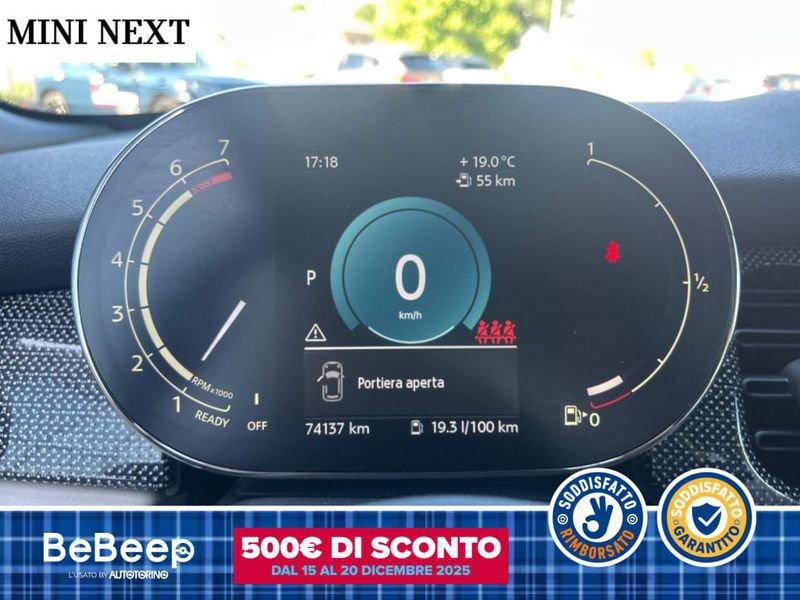 MINI Mini 5 porte MINI 5P 1.5 COOPER YOURS AUTO