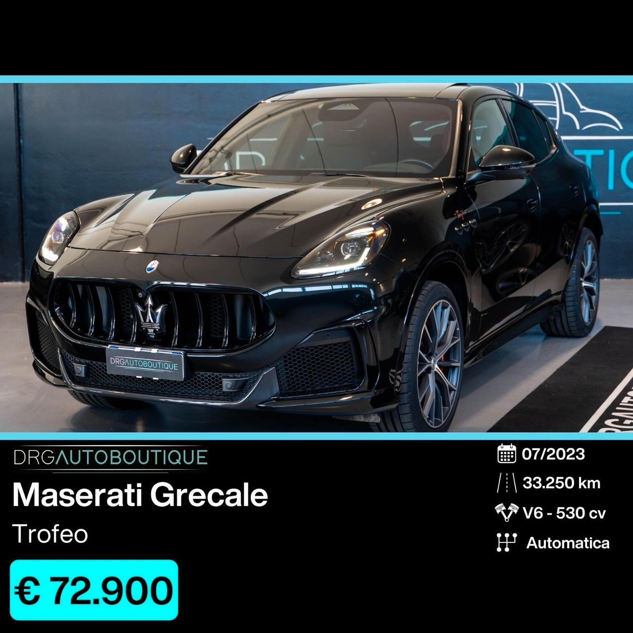Maserati Grecale V6 530 CV AWD Trofeo CARBONIO/TETTO/SONUS