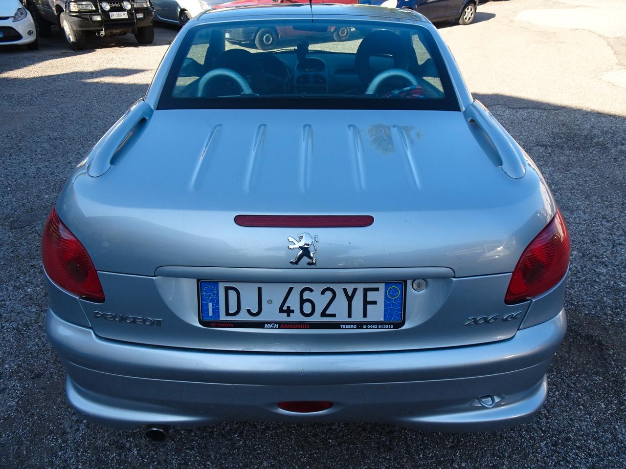 Peugeot 206 1.6 16V CC Enfant Terrible LEGGERE ANNUNCIO
