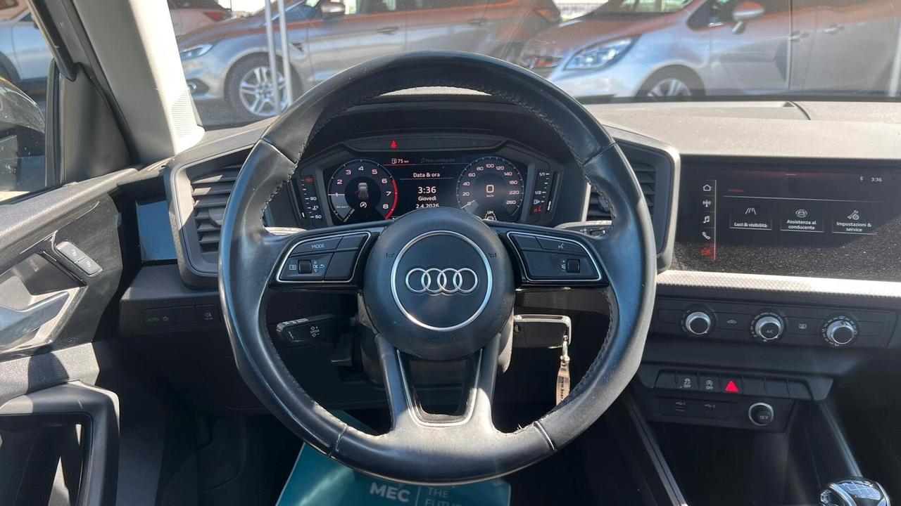 Audi A1 SPORTBACK 30 TFSI Advanced NEOPATENTATI DISTRIBUZIONE NUOVA UNICO PROPRIETARIO