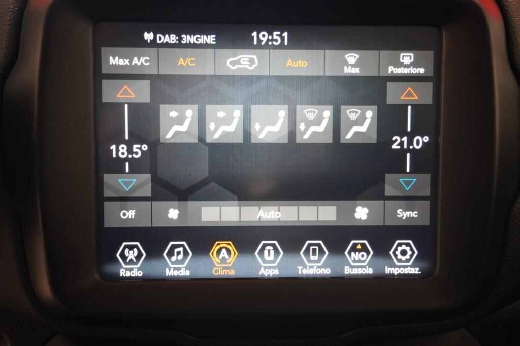 JEEP RENEGADE 1.6 M-JET 16V 130CV 6M. LIMITED ( ADAPTIVE CRUISE - MIRROR - SENSORI POST. - CERCHI 17 )