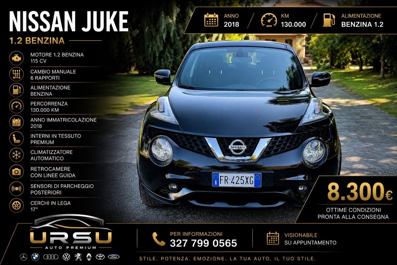 Nissan Juke 1.2 DIG-T 115 Start&Stop Tekna 130.000km
