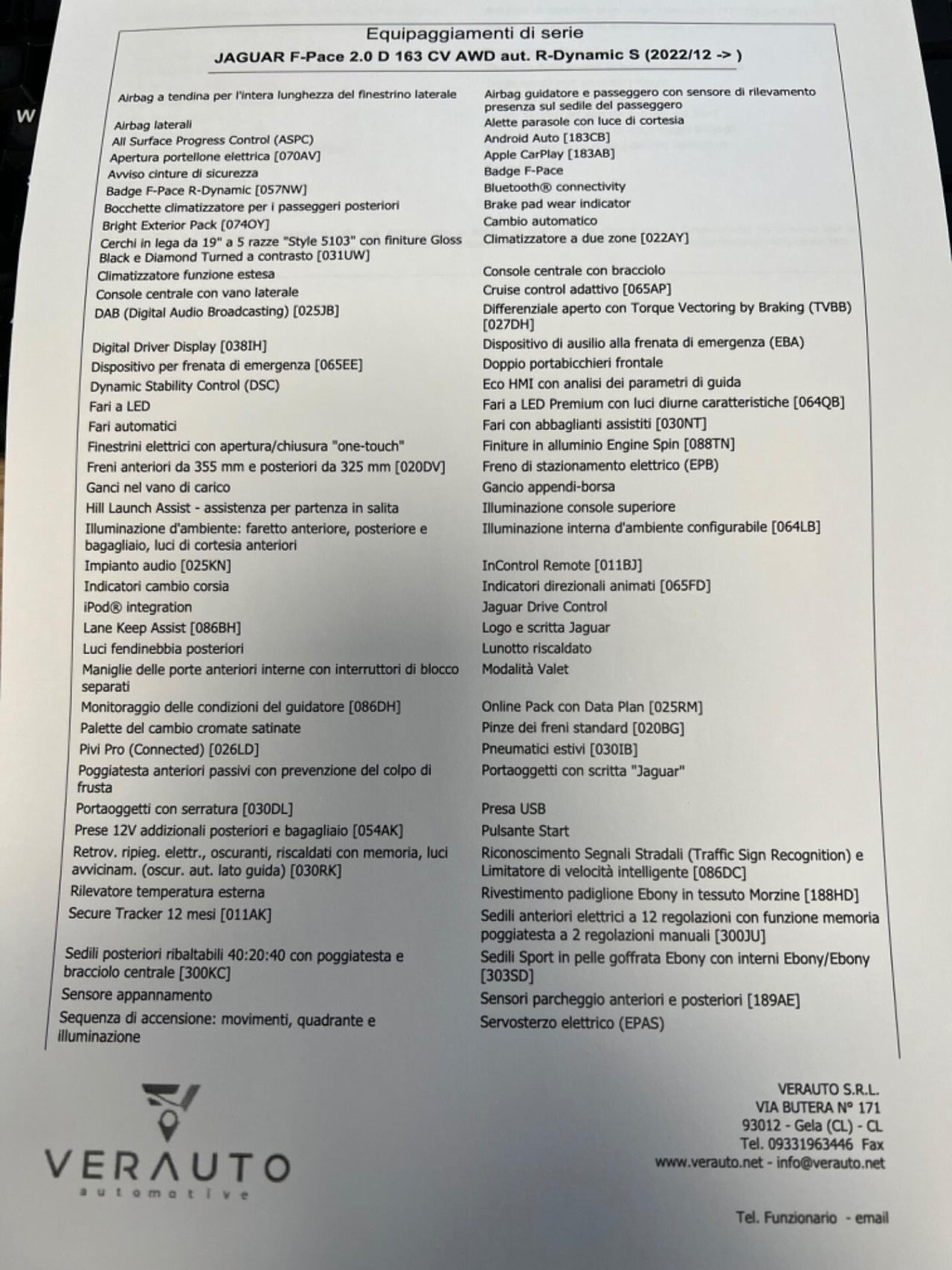 Jaguar F-Pace 2.0d R-Dynamic S offerta TStock prezzo imperdibile