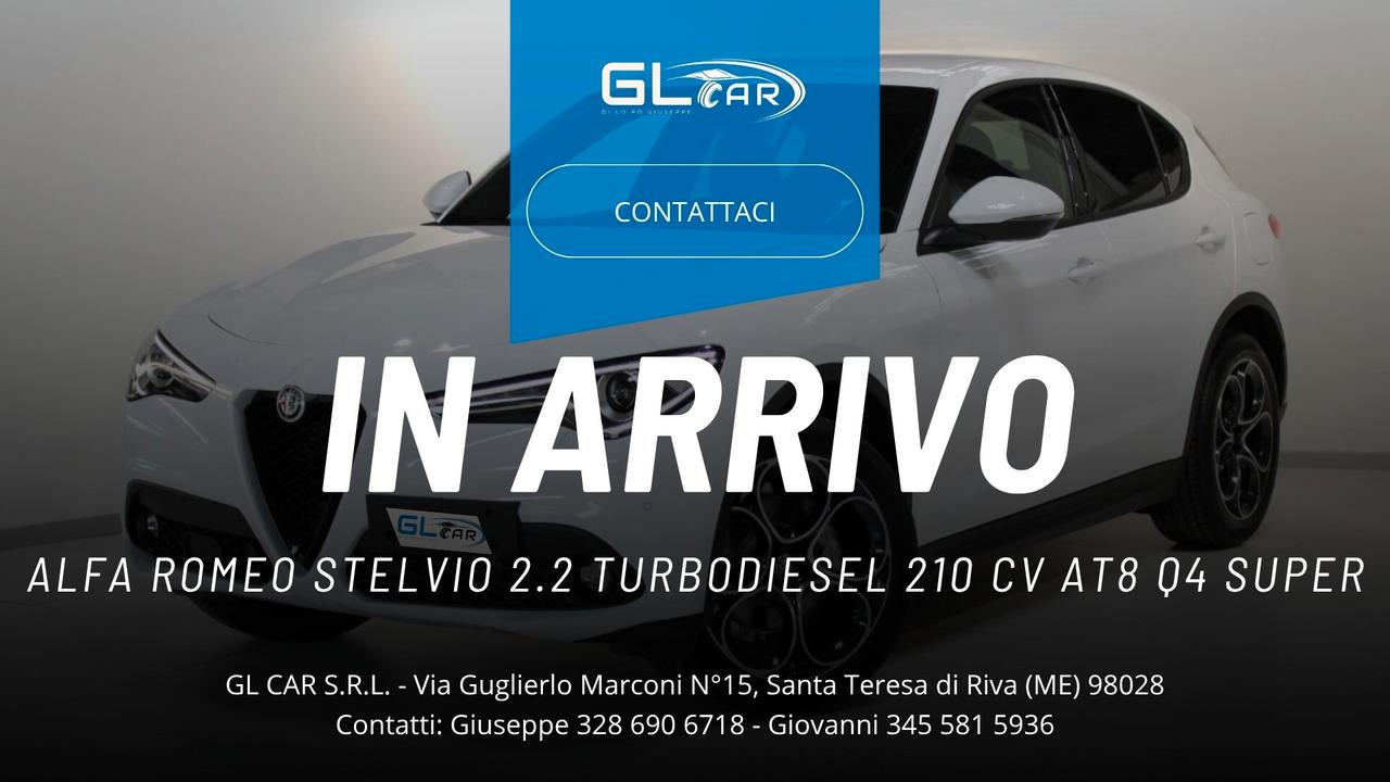 Alfa Romeo Stelvio 2.2 Turbodiesel 210 CV AT8 Q4 Super