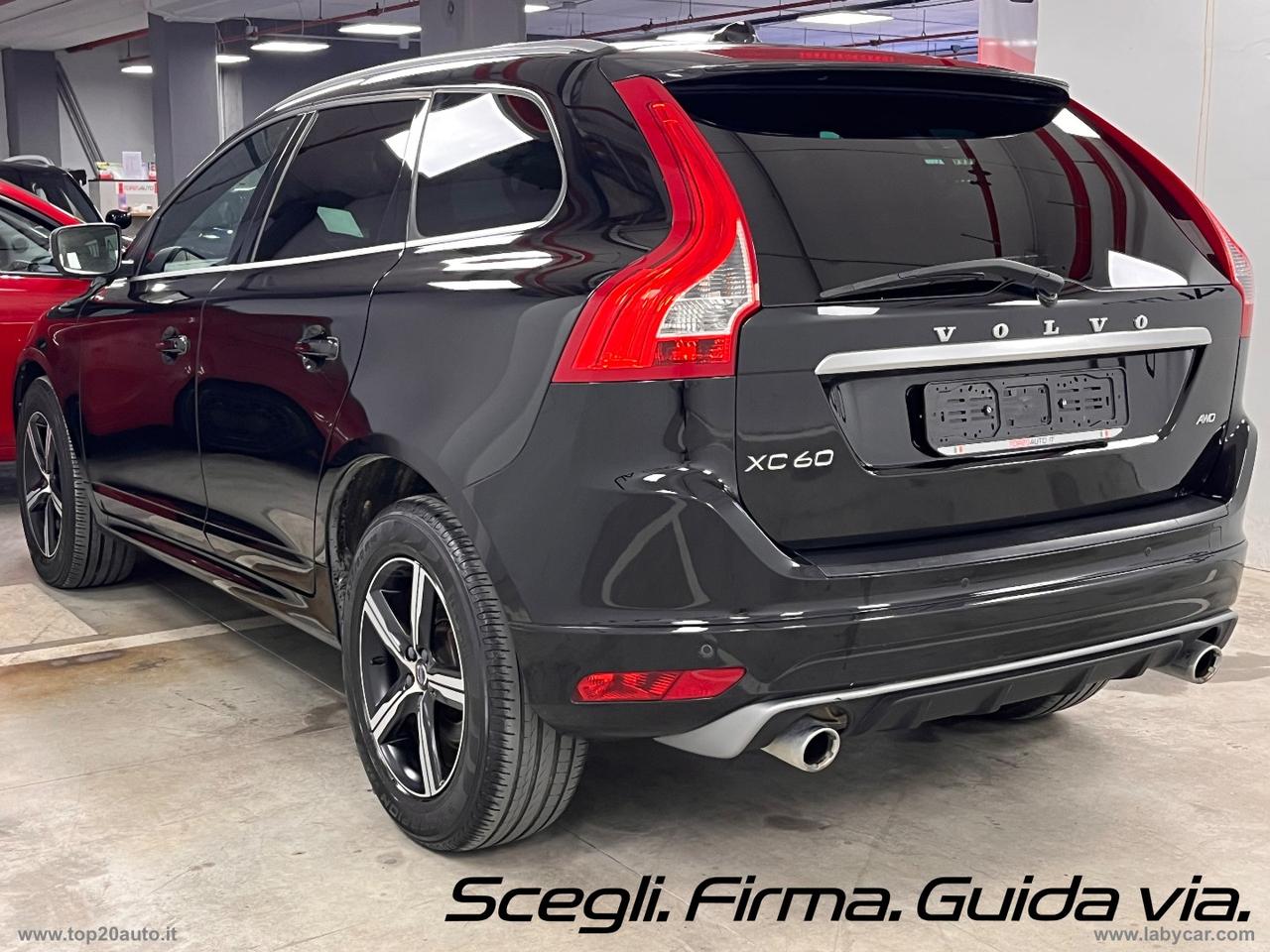 VOLVO XC60 2.4 D4 4X4 AUTOMATICA R-DESIGN EURO6