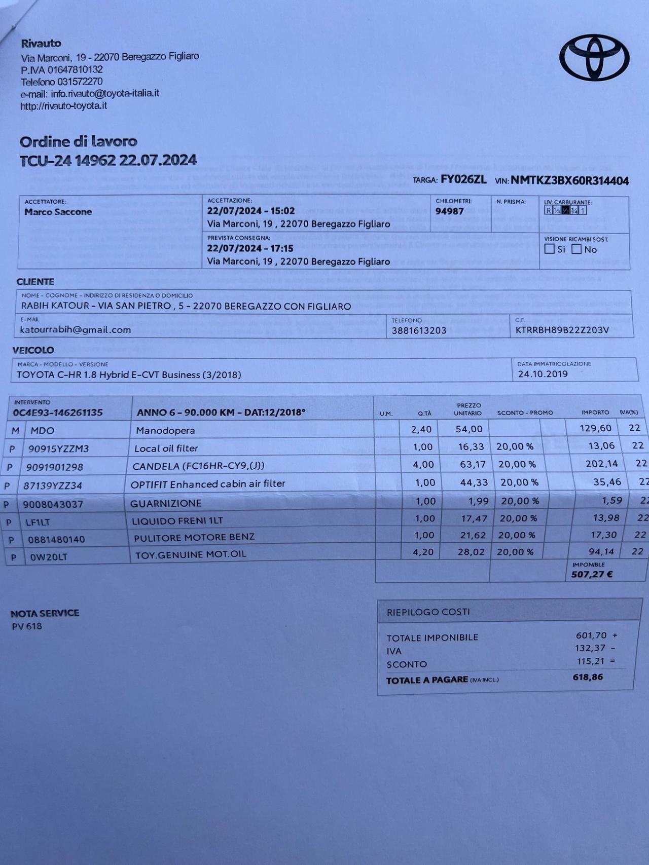 Toyota C-HR 1.8 Hybrid E-CVT Style+*TOYOTA APPROVED GARANZIA