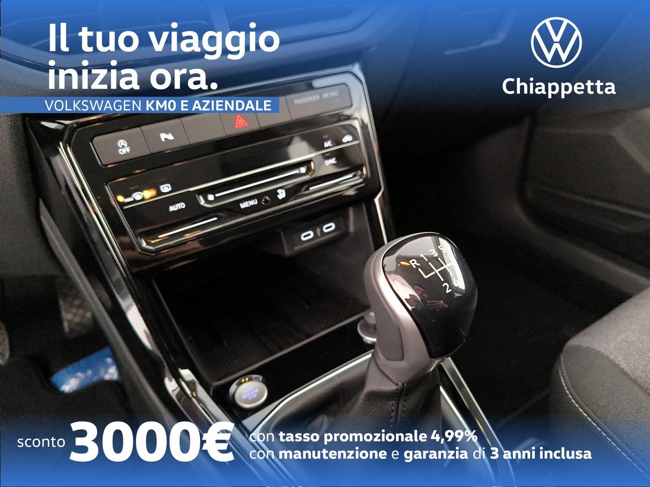 Volkswagen T-Cross 1.0 tsi edition plus 95cv