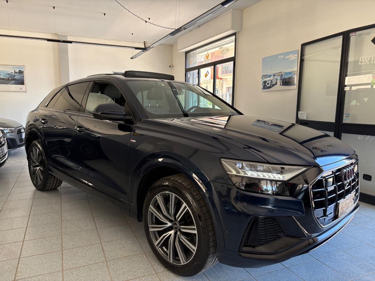 AUDI Q8 50 TDI 286CV QUATTRO S-LINE UNICO PROP/ TETTO/ MATRIX/ BANG&OLUFSEN/ TELECAMERE 360°