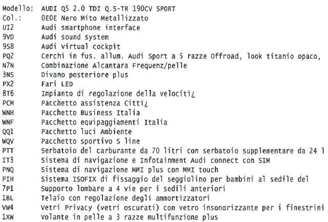 AUDI Q5 2.0 TDI 190 CV quattro S tronic S line plus