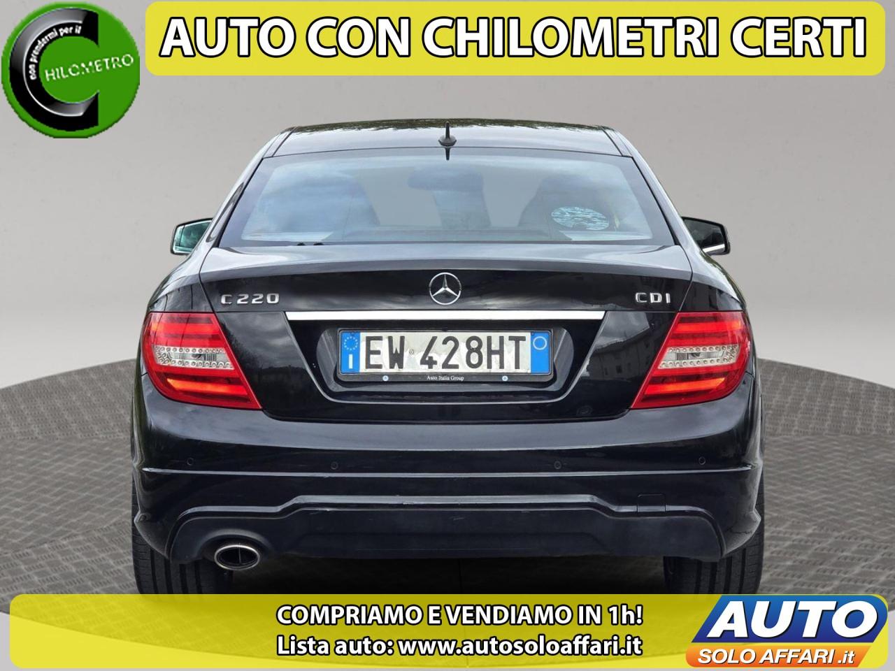 MERCEDES-BENZ C 220 CDI Coupé AVANTGARDE AUTOMATICA UNIPROPRIETARIO