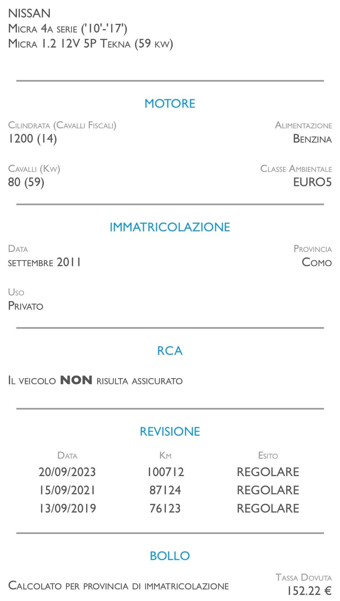Nissan Micra 1.2 12V 5 porte Tekna - NEOPATENTATI