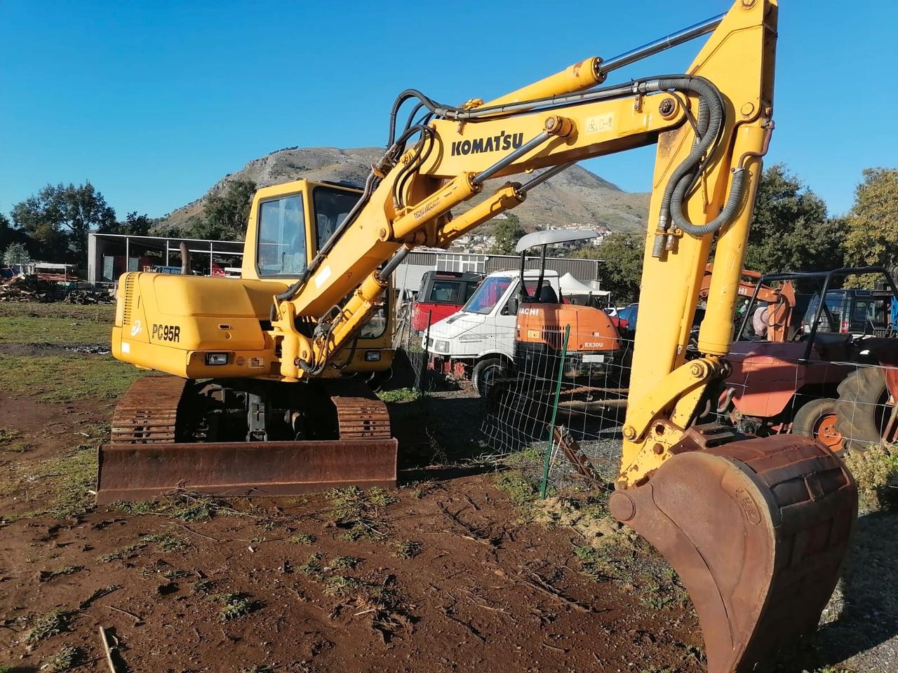 Escavatore Usato Komatsu PC95 Utility (91 Quintali)