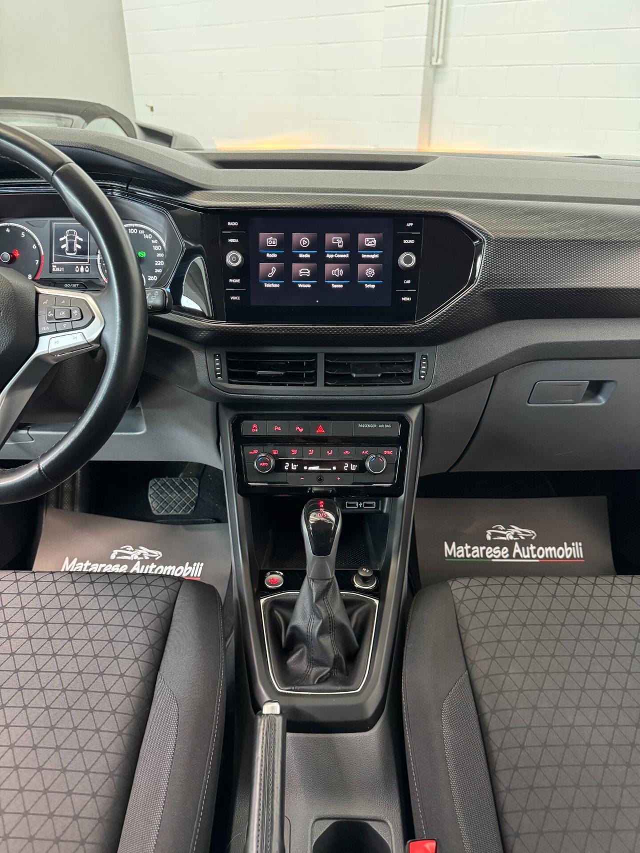 Volkswagen T-Cross DSG 1.0cc 115cv Auto OK Neopatentati CarPlay Finanziabile