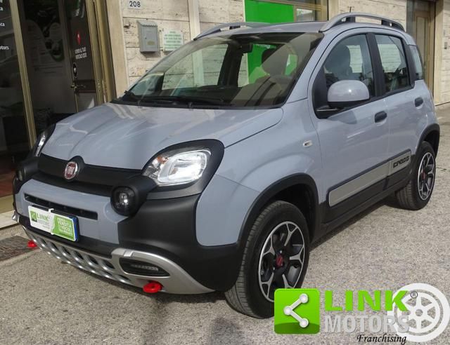 Cuffia leva cambio Fiat Panda 319 vera pelle grigia antracite