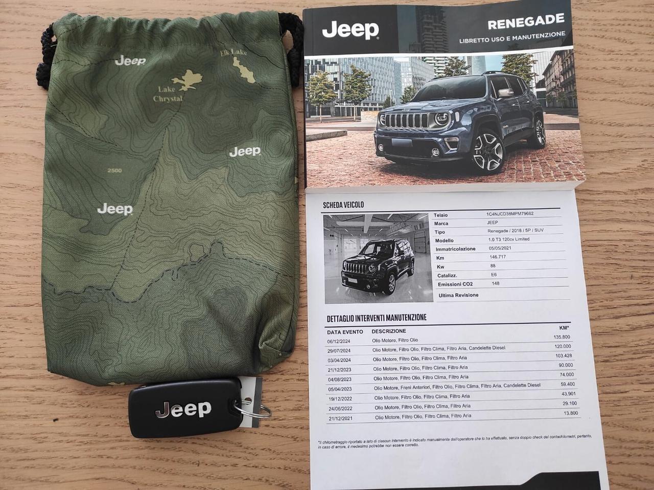 JEEP RENEGADE 1.0 120CV 2021/SENS/UNIPRO/KMCERT
