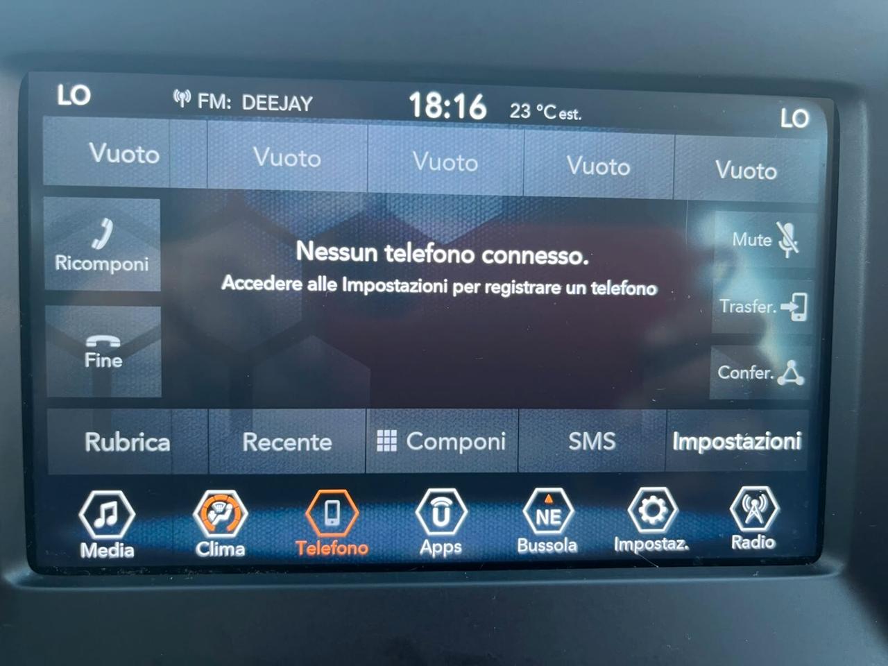 Jeep Compass 1.6 Multijet T 120 CV DISTRIBUZIONE OK