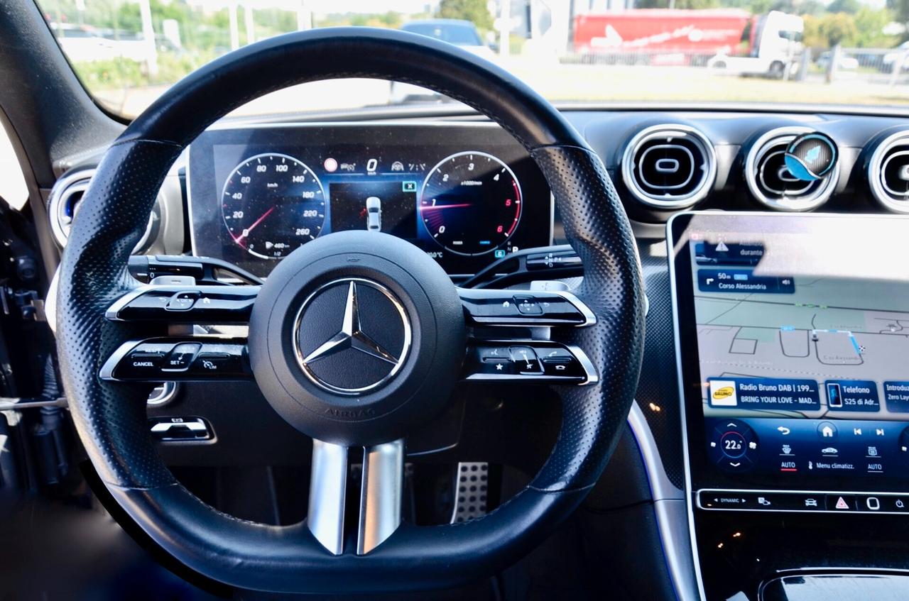 MERCEDES-BENZ C 220d MHEV PREMIUM PRO AMG LINE 200cv AUTO, UNICOPROPRIETARIO, EURO 6D, UFF ITALIANA, SERVICE UFF MERCEDES, TETTO, HI-FI BURMESTER, DIGITAL LIGHT, PERMUTE