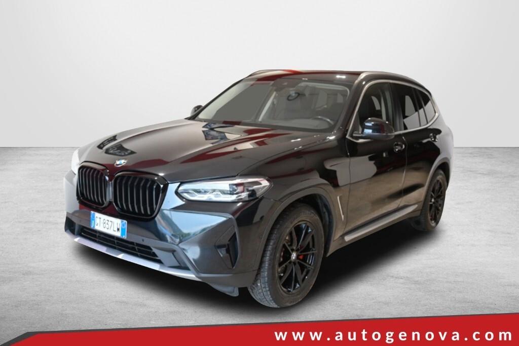 BMW X3 20D 190CV STEPTRONIC 48V X-DRIVE BUSINESS ADVANTAGE ( FARI LED - BMW DIGITAL COCKPIT - PELLE - CLIMA TRIZONA - NAVI - MIRROR - PARK ASSISTANT - TELECAMERA POST. - CERCHI 18 )