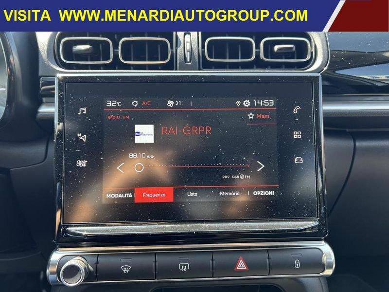 Citroën C3 PureTech 83 S&S Shine CERCHI 16+CLIMA AUTO+FARI LED+KEYLESS