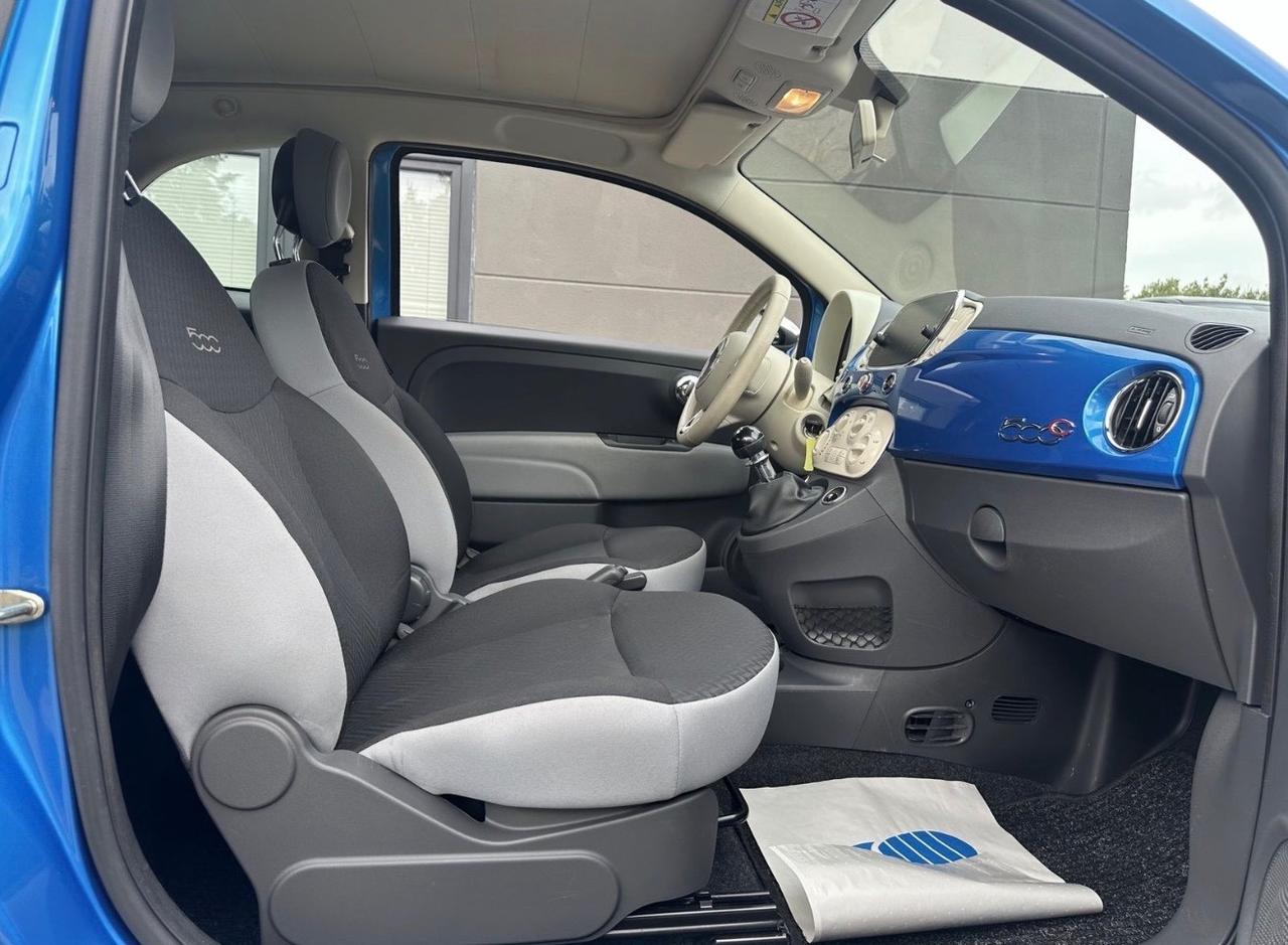 Fiat 500 C 1.2 Lounge blue metallic