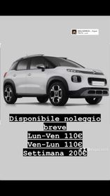 Citroen C3 Aircross NOLEGGIO BREVE E LUNGO TERMINE