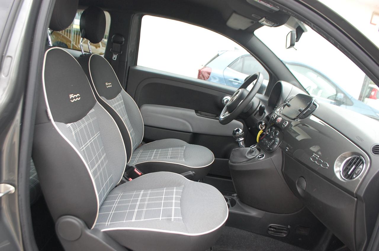 Fiat 500 1.0 hybrid Lounge 70CV Uff Italy Lega USB App