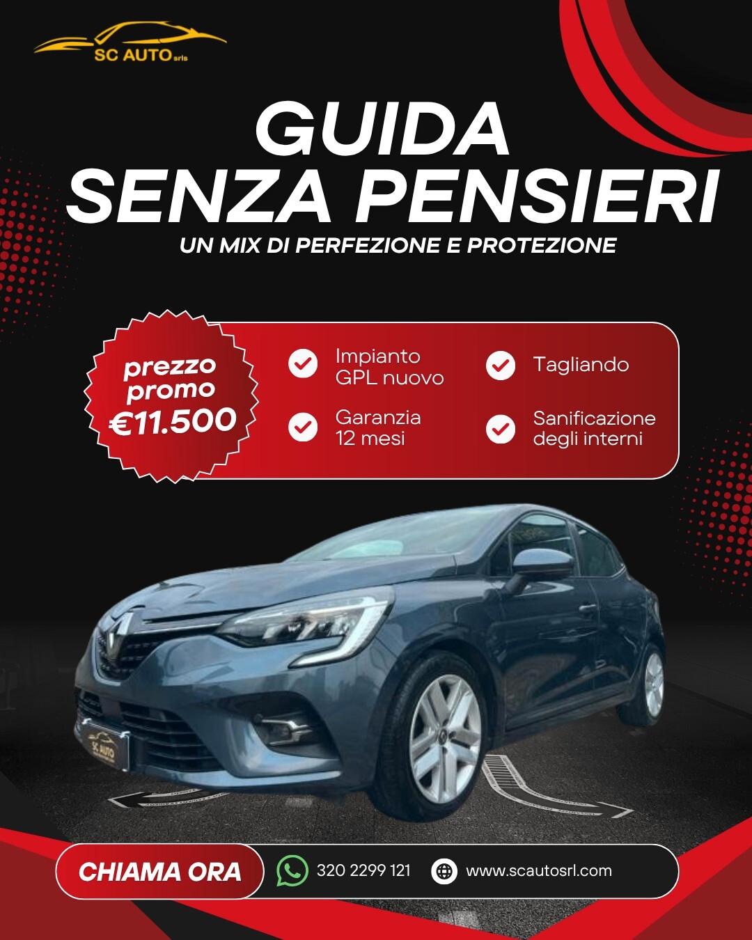 Renault Clio TCe 90 CV 5 porte Business GPL