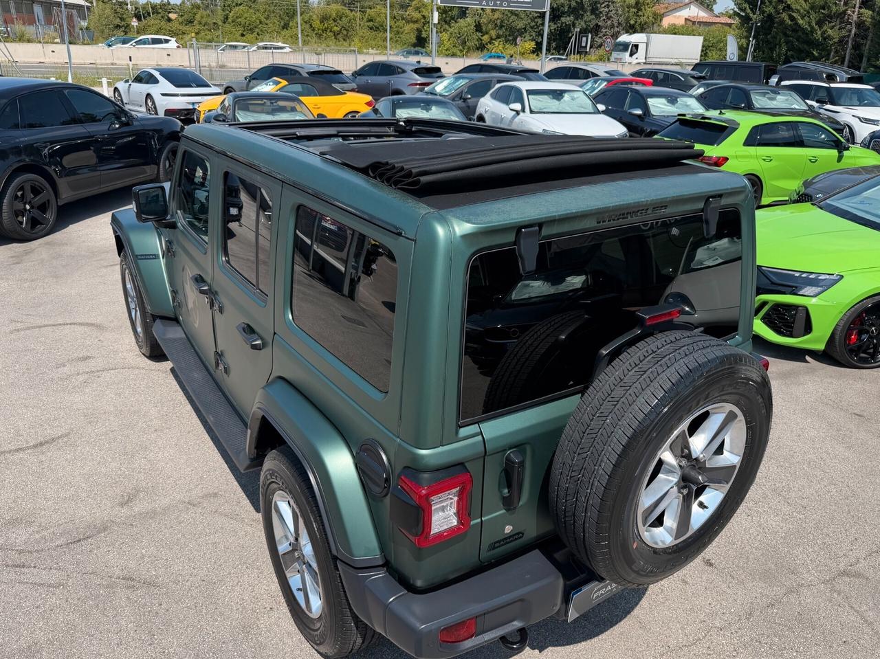 Jeep Wrangler Unlimited 2.2 Mjt II Sahara/unica!!!!/tetto apr. in tela/bellissima!!