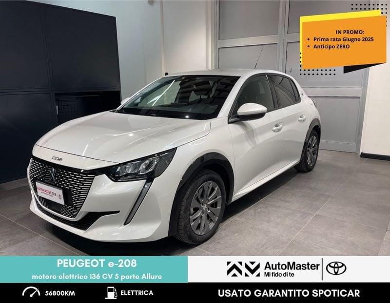 Peugeot 208 motore elettrico 136 CV 5 porte Allure