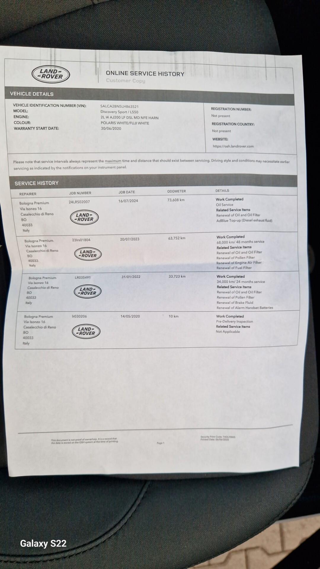 Land Rover Discovery Sport solo 80.000km garantita 12M