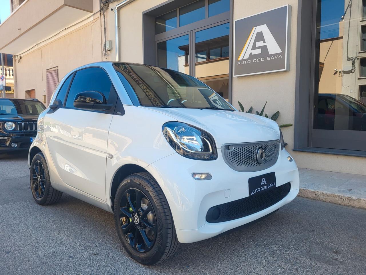 Smart ForTwo 90 Cv Turbo Twinamic Passion Navy Led Tetto Panor....